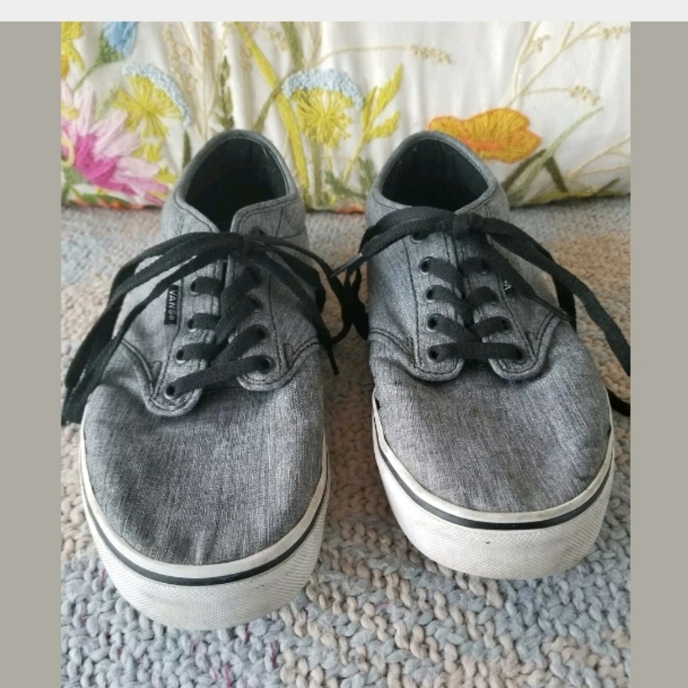 Mens Vans off the wall gray sneakers